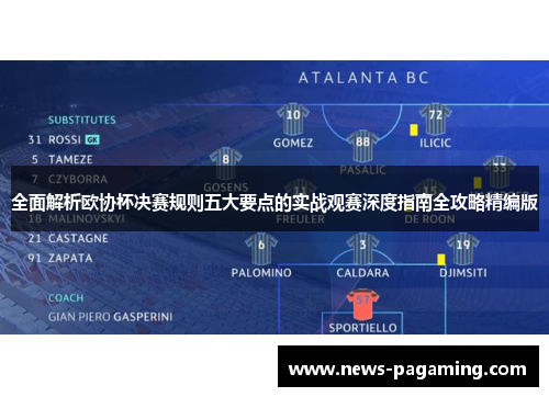 全面解析欧协杯决赛规则五大要点的实战观赛深度指南全攻略精编版