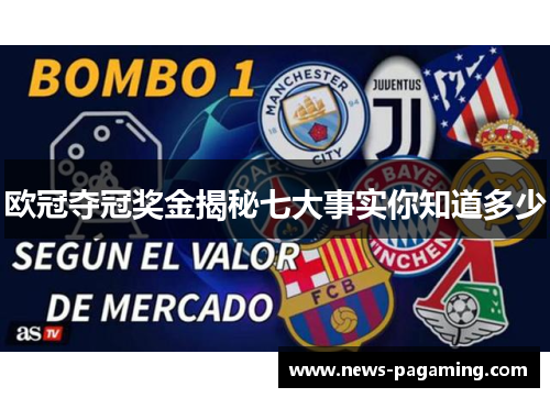 欧冠夺冠奖金揭秘七大事实你知道多少